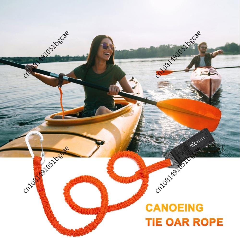 Fishing Kayak Paddle Leash - สายรัดพายเรือคายัค สายรัดนิรภัยไนลอน สายรัดป้องกันการสูญหาย สำหรับพายเรือแคนู ล่องแก่ง และพายเรือ