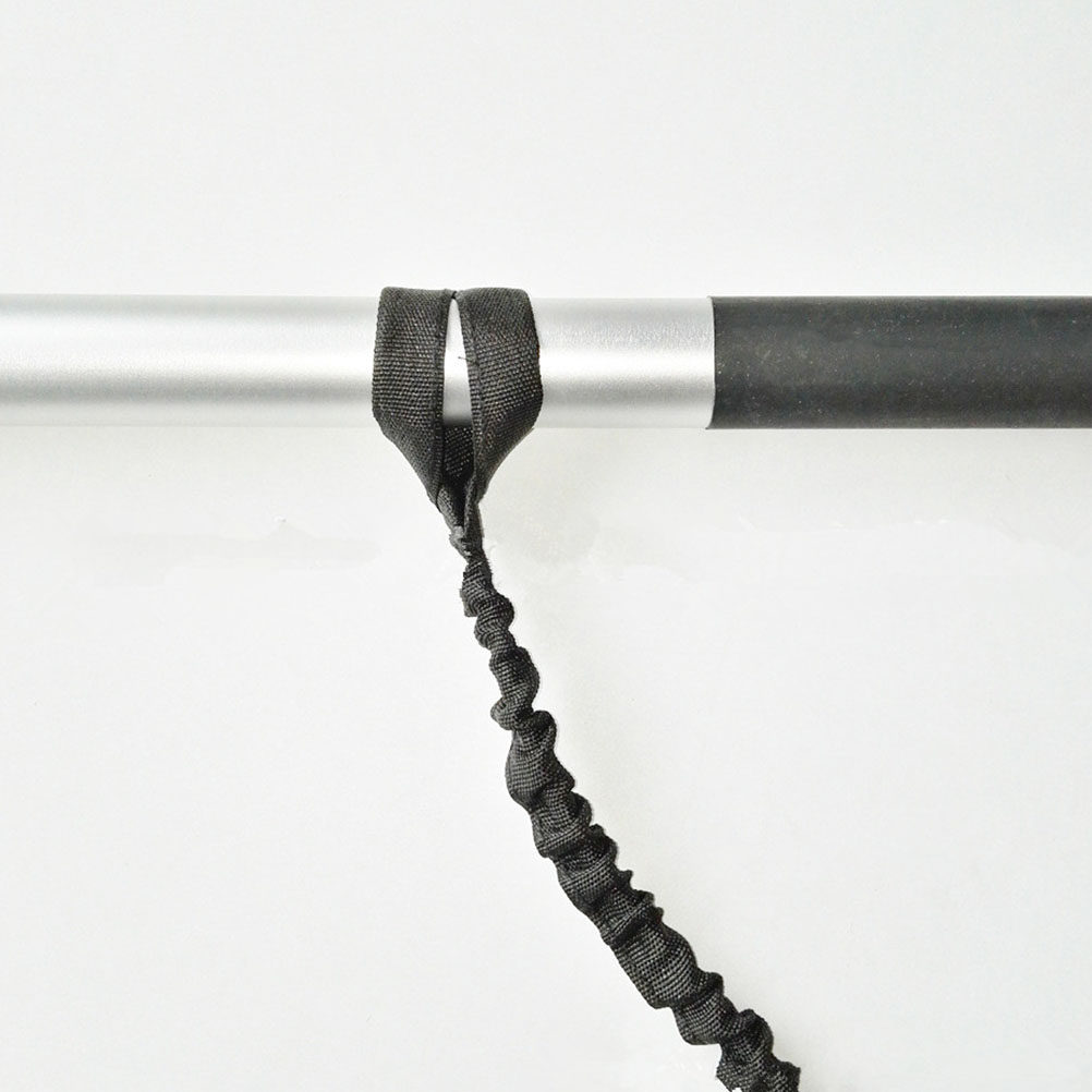 Fishing Kayak Paddle Leash - สายรัดไม้พายเรือคายัค 4 ชิ้น เชือกผูกไม้พายแบบยืดหยุ่นปรับได้ อุปกรณ์เสริมสำหรับพายเรือคายัค เรือแคนู