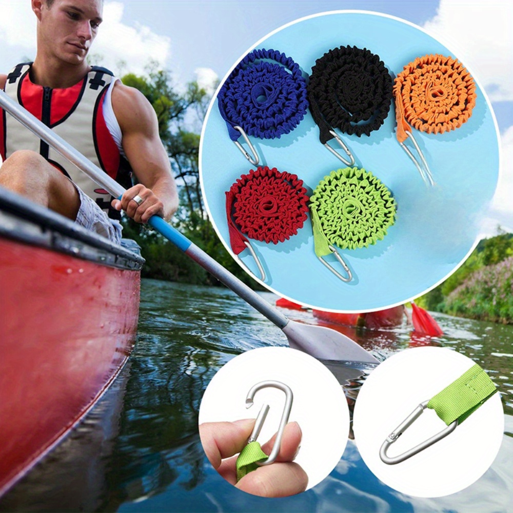 1PC ปรับยืดหยุ่น Kayak Paddle  - Fishing Kayak Paddle Leash บทวิจารณ์และราคา