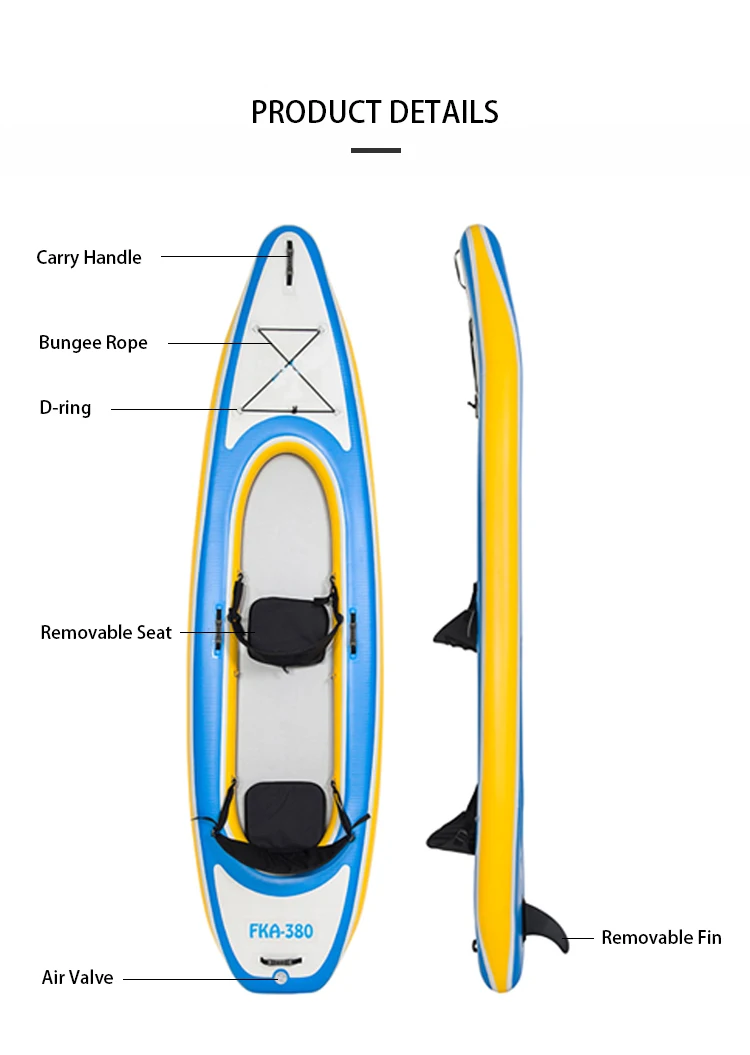 2 คนโรงงานที่กําหนดเองตกปลาเรื - Fishing Kayak Paddle บทวิจารณ์และราคา