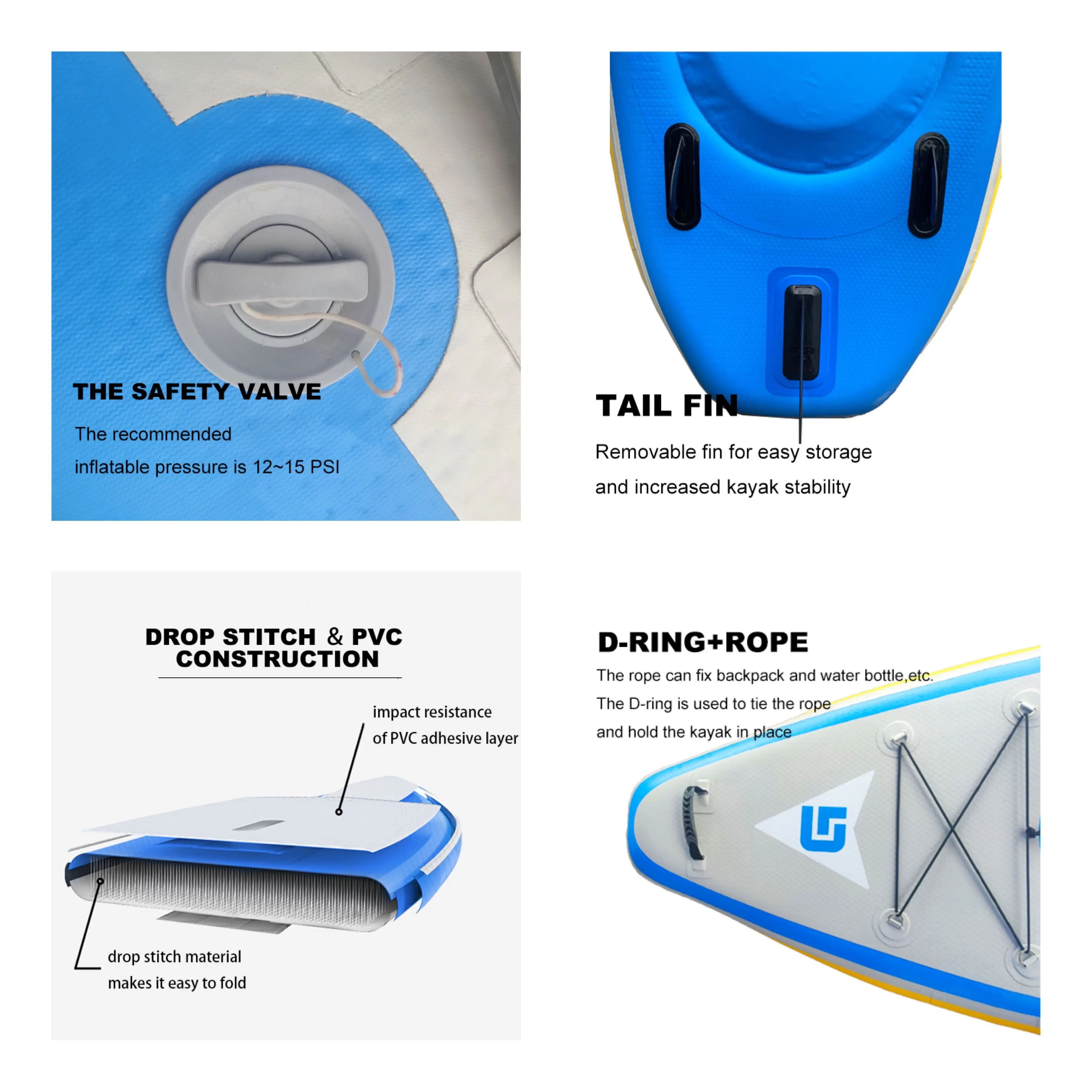 2 คนโรงงานที่กําหนดเองตกปลาเรื - Fishing Kayak Paddle บทวิจารณ์และราคา